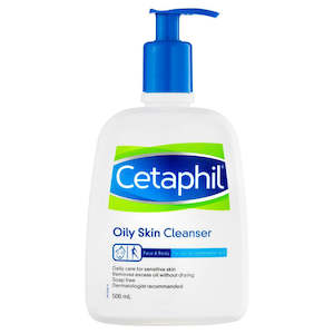 Medicated Skincare: Cetaphil Oily Skin Cleanser 500ml
