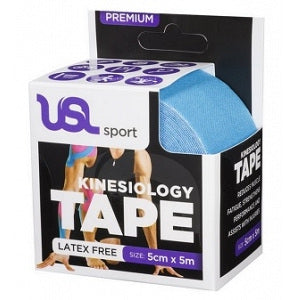 USL Premium 3NS Kinesology Tape Blue 5cmx5m
