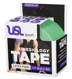 USL Premium 3NS Kinesology Tape Green 5cmx5m