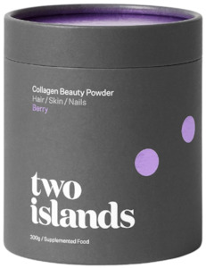 Two Islands: 2 Islands Marine Collagen Beauty Powder  Berry 300g