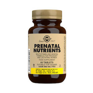 Solgar: SOLGAR Prenatal Nutrients 60tab