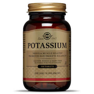 SOLGAR Potassium 595mg 100tab