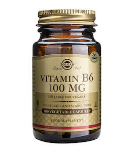 Solgar: SOLGAR Vitamin B-6 100mg 100cap