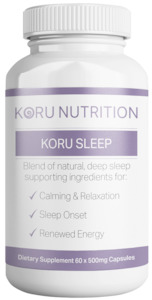 Natural Health Sleep Aid: KORU Sleep Capsules 60s