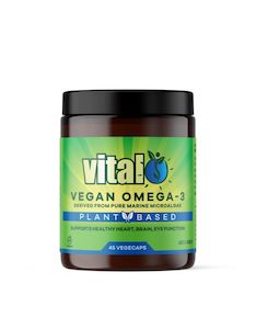 Products: Vital Vegan Omega 45 vcaps • Wondermum