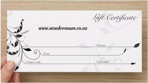 Products: Wondermum Gift Card • Wondermum