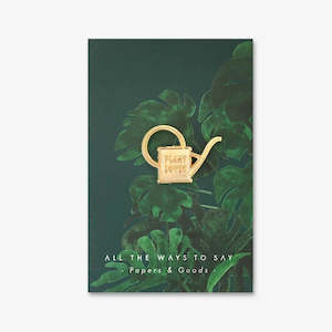 Plant Lover Watercan Pin