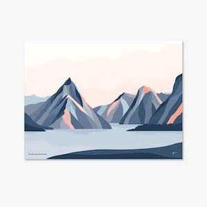 Milford Mountains Print