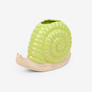 Doiy: Woodland Snail Vase | Green