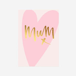 Elm: Gift Card | Mum Pale Pink Heart