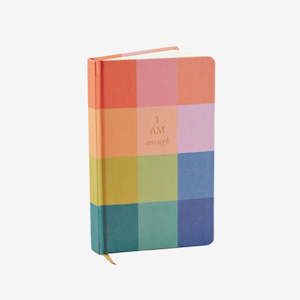 Bookcloth Journal | Rainbow Check