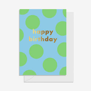 Elm: Gift Card | Green Spot 'Happy Birthday'