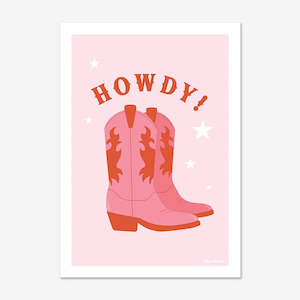 Art Print | Cowboy Boot