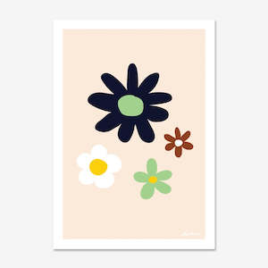Art Print | Solstice Daisies Mint
