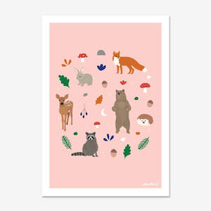 Art Print | Woodland Creatures