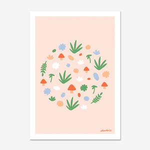 Art Print | Mushroom Field