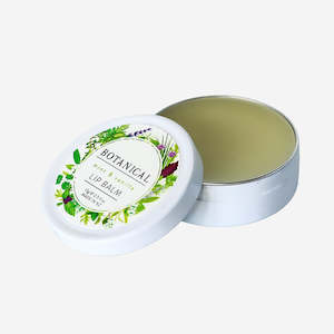 Botanical Skin Care: Mint + Vanilla Lip Balm