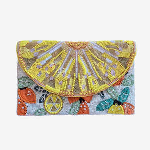 Handbags: Beaded Clutch | Citrus