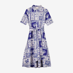 Vera Short Sleeve Dress | Lyon Tile