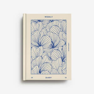 Weekly Diary 2026 | Prussian Blue Floral