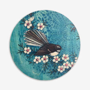 Justine Hawksworth: Round Ply Wall Art | Blue Fantail