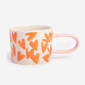 Mug | Orange Hearts