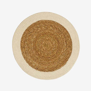 Live: Round Cord Placemat | White Edge