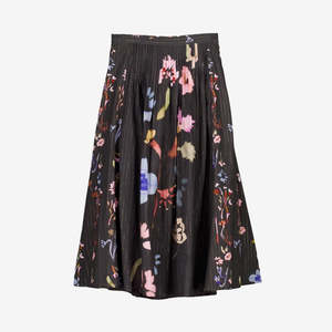 Alma Yoke Skirt | Watercolour Charcoal