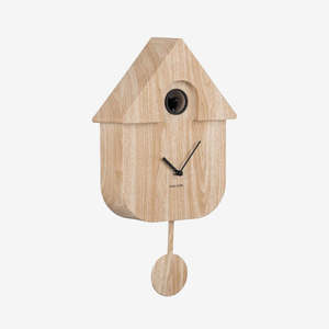Decor: Modern Cuckoo Clock | Light Wood