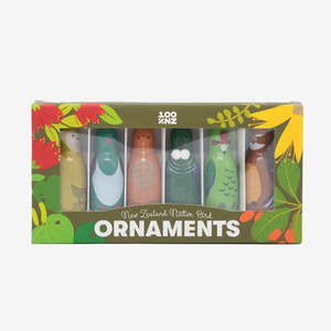 100 Percent Nz: Box of Native Bird Ornaments