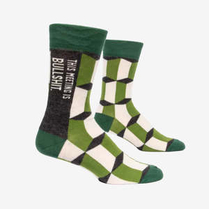 Mens Socks | This Meeting is Bullshit