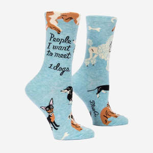 Womens Socks | People To Meet: Dogs