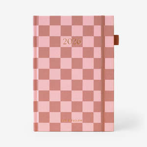 Fox Fallow: 2026 A5 Vertical Planner | Rose Check