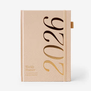 Fox Fallow: 2026 A5 Horizontal Planner | Taupe