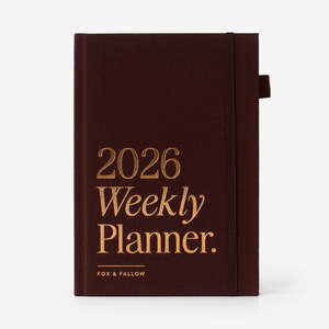 2026 A5 Vertical Planner | Chocolate