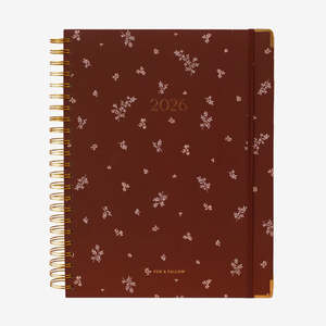 Fox Fallow: 2026 A4 Academic Vertical Planner | Raspberry