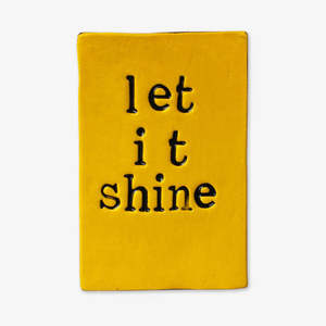 Large Wall Tile | Let It Shine