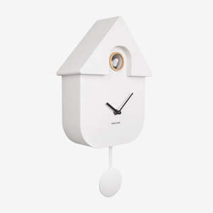 Live: Modern Cuckoo Clock | White