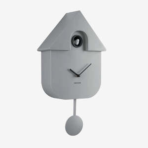 Modern Cuckoo Clock | Mouse Grey