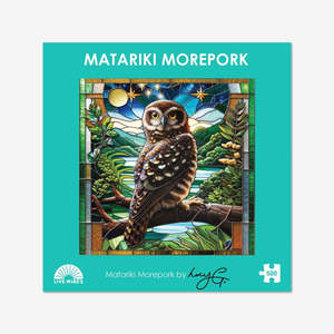 Live: 500 Piece Jigsaw Puzzle | Matariki Morepork