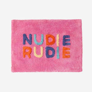 Live: Nudie Rudie Bath Mat Mini | Dahlia