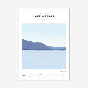 Hang: Landscape Lake Wanaka Art Print