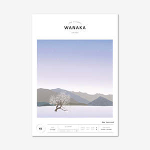Hang: Landscape Wanaka Tree Art Print