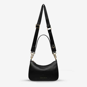 Handbags: Look Both Ways | Black/Brushed Gold
