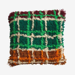 Live: Karina Shag Cushion | Verdant