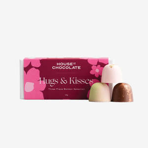 Give: Three Piece 'Hugs & Kisses' Bonbon Box