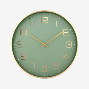 Elegance Glow Wall Clock | Jungle Green