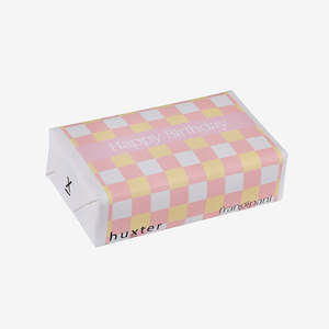 Soap | Happy Birthday | Pink / Yellow Checks