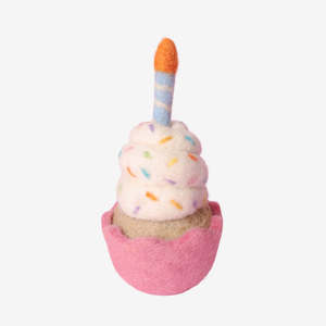 Felt Birthday Cupcake