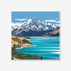 Hang: Mt Cook, Lake Pukaki 2 | Box Frame